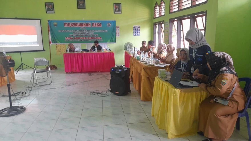 MUSDES PENYUSUNAN RKP DESA TAHUN ANGGARAN 2025 DAN PEMBENTUKAN PENGURUS BANK SAMPAH